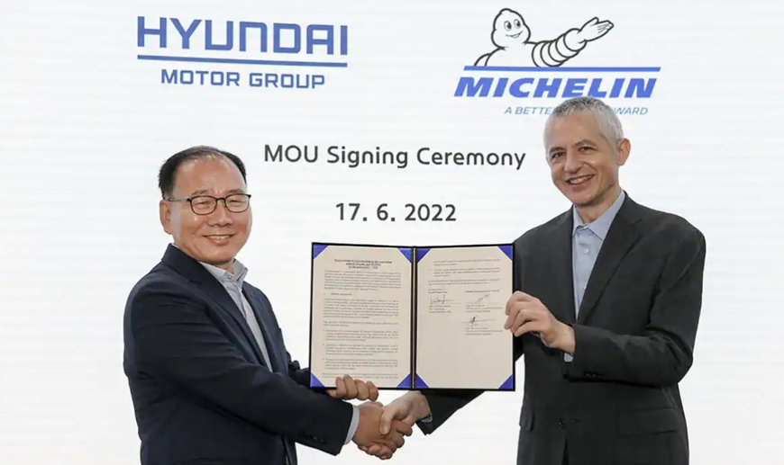 HYUNDAI E MICHELIN INSIEME PER SVILUPPARE PNEUMATICI INNOVATIVI PER EV